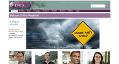 Desktop Screenshot of plus.maths.org