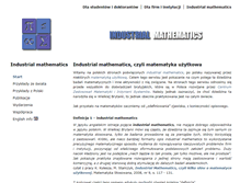 Tablet Screenshot of maths.edu.pl