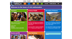 Desktop Screenshot of nrich.maths.org