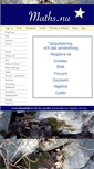 Mobile Screenshot of maths.nu